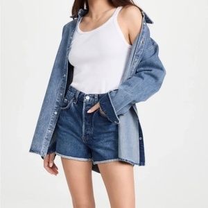 Agolde Dee Shorts in Enamour